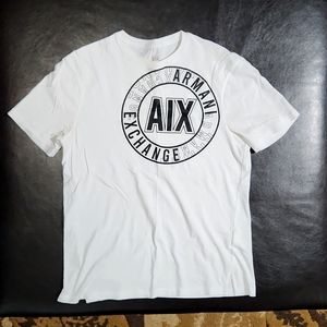 Armani exchange small white t-shirt